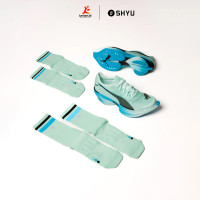 SHYU - Quarter Crew - Aqua - Blue - Black SHYU - Quarter Crew - Aqua - Blue - Black